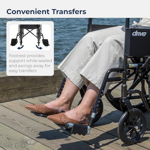 Folding wheelchair and adjustable transfer bench set — photo 4