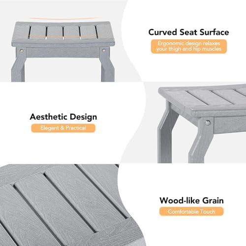 Waterproof HDPE Bathroom Bench Seat — photo 5
