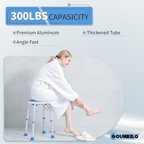 Swivel seat adjustable bath chair — photo 5