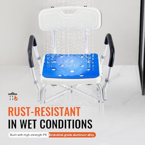 Padded Shower Stool with Reinforced Crossing Bar — photo 4