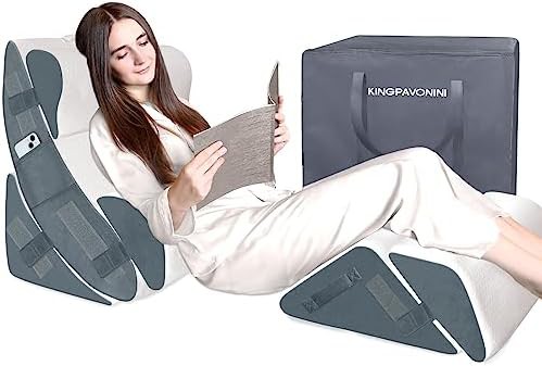 Aluminum bath chair with wedge pillow set — photo 3