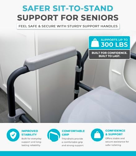 Extra Wide Adjustable Bedside Commode and Shower Chair — photo 4