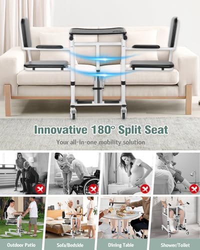 Four in one patient lift transfer chair — photo 3