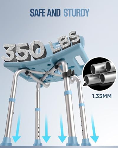 Shower chair with removable backrest support — photo 4