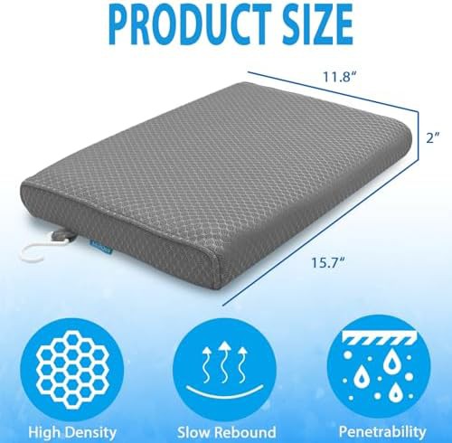 Gray mesh padded shower seat cushion — photo 5