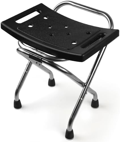 Stainless steel folding safety bath seat