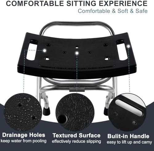 Stainless steel folding safety bath seat — photo 4