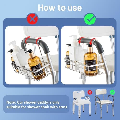 Stainless Steel Caddy for Shower Chairs — photo 4
