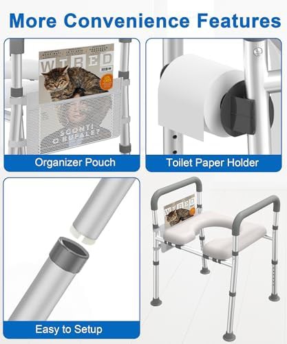 Shower chair with removable backrest and handles — photo 5