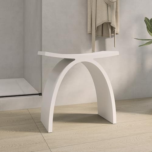 Waterproof Stone Resin Shower Stool — photo 4