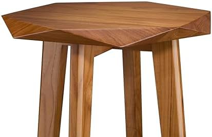 Fully assembled teak wood shower stool — photo 5