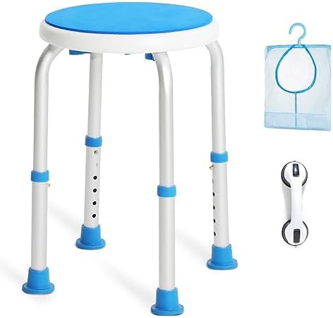 Round shower chair and raised toilet bundle — photo 3