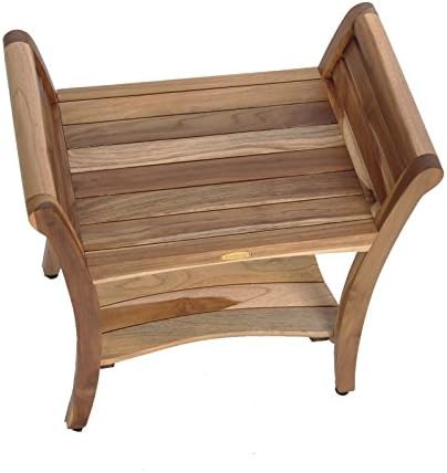 Twenty four inch teak bench with care bundle — photo 5