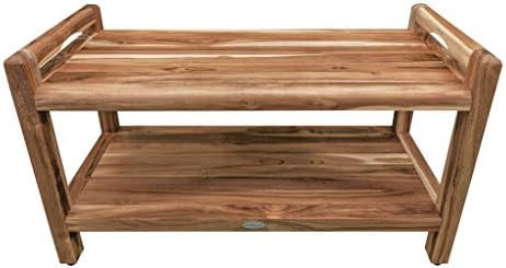 Loveable teak shower seat with care bundle — photo 4