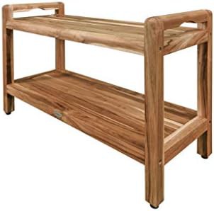 Loveable teak shower seat with care bundle — photo 5