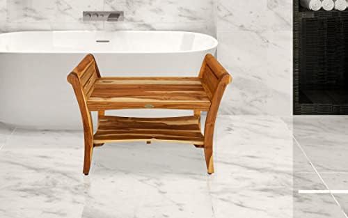 Thirty inch teak bench with care pack — photo 3
