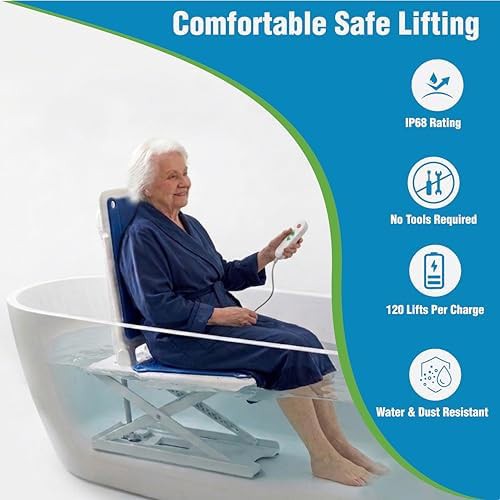 AquaLift electric bathtub riser chair — photo 5