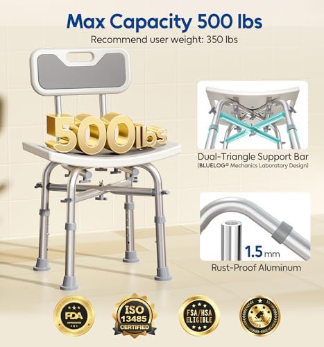 Heavy duty aluminum chair for seniors — photo 3