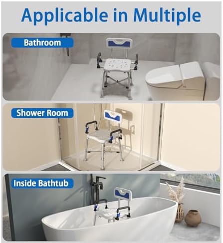 Ultra wide bariatric bath bench with arms — photo 4