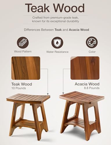 Teak corner bench with 450lb capacity — photo 4