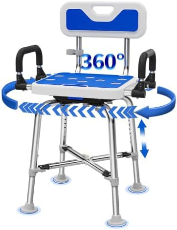 Swivel Seat Shower Chair for Bathtubs