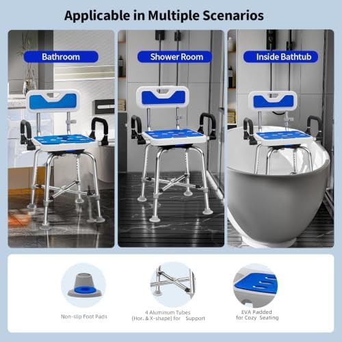 Swivel Seat Shower Chair for Bathtubs — photo 5