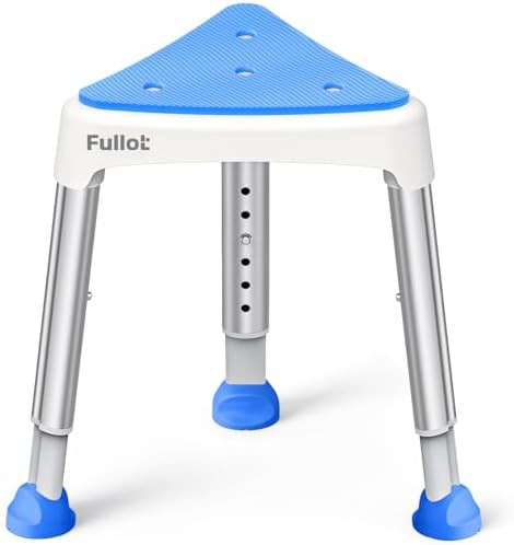 Adjustable Corner Shower Seat for Seniors