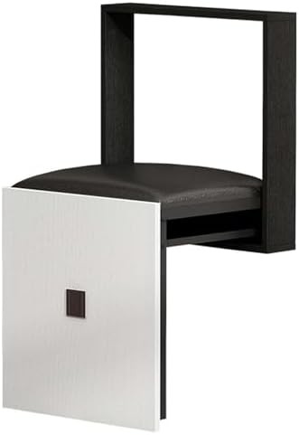 Foldable wall mounted shoe changing stool