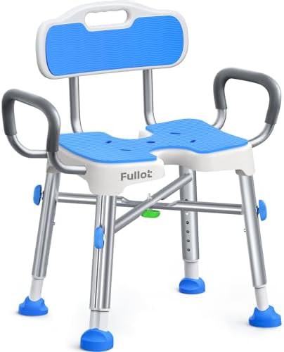 H-Shaped Shower Chair for Easy Cleaning