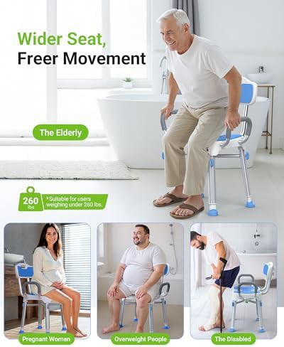 H-Shaped Shower Chair for Easy Cleaning — photo 5