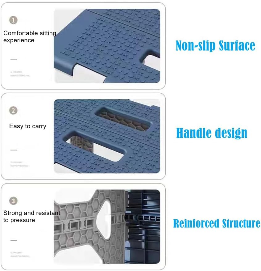 Foldable grey bath safety chair for seniors — photo 4