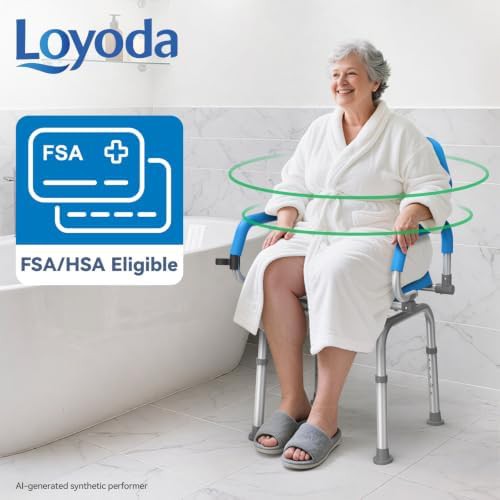 FSA eligible sliding swivel shower chair — photo 3