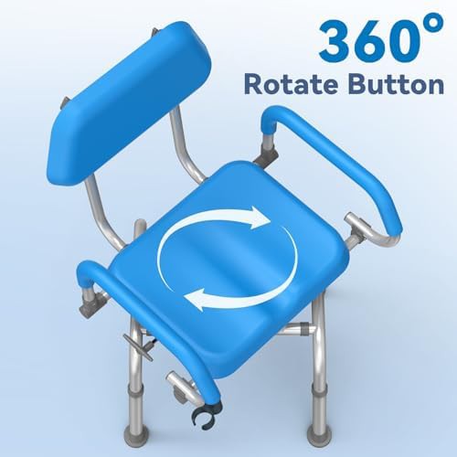 FSA eligible sliding swivel shower chair — photo 4