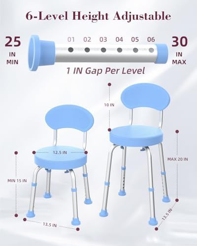 Rotating bathtub seat for seniors — photo 3