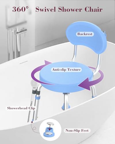 Rotating bathtub seat for seniors — photo 4