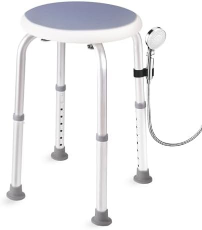 Adjustable tub stool for seniors and disabled