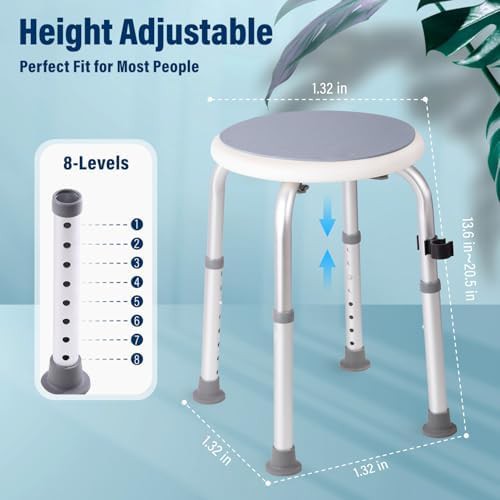 Adjustable tub stool for seniors and disabled — photo 3