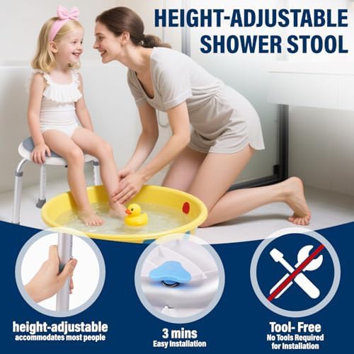 Adjustable tub stool for seniors and disabled — photo 5