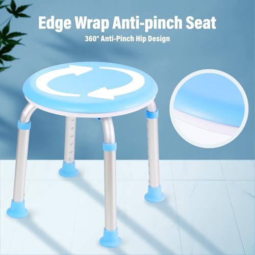 Swivel bath chair with adjustable height — photo 4