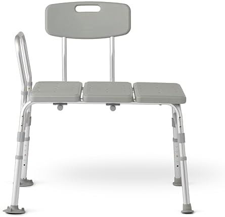 Tool free assembly tub transfer bench