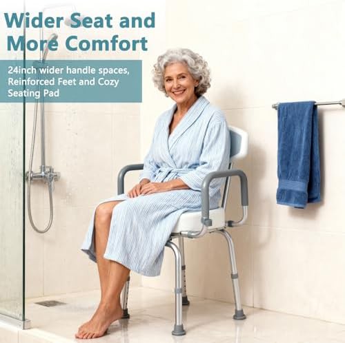 Swivel seat u-shape shower chair — photo 5