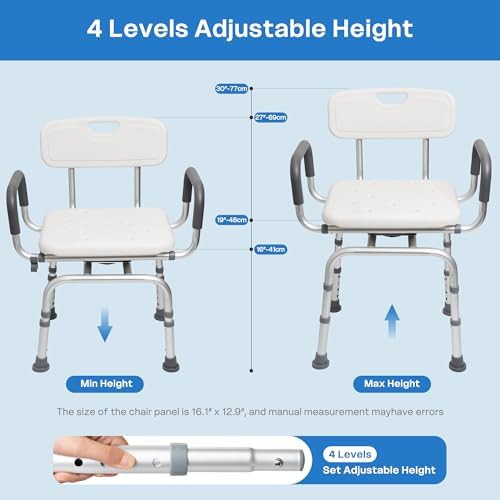 Swivel seat shower chair with locking mechanism — photo 3