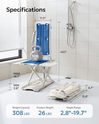 Portable floor and bath lift chair — photo 3