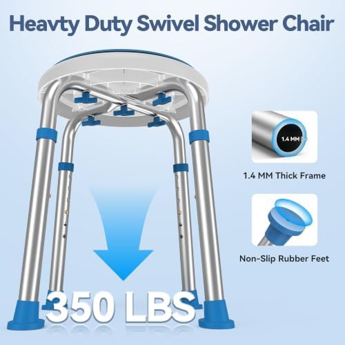 Adjustable height swivel chair for tubs — photo 5