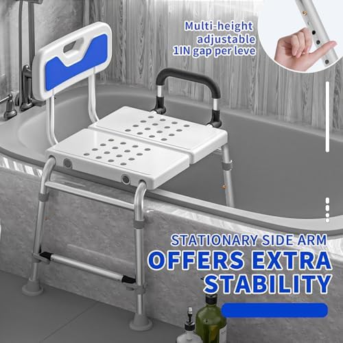 Heavy duty bathtub transfer bench — photo 5