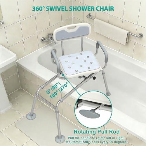 Sliding transfer bench with swivel seat — photo 4