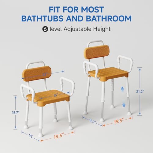 Shower chair with 350 lb capacity — photo 4