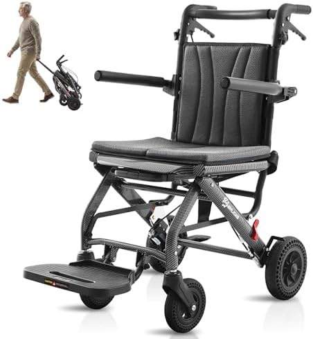 Gray folding transport shower wheelchair