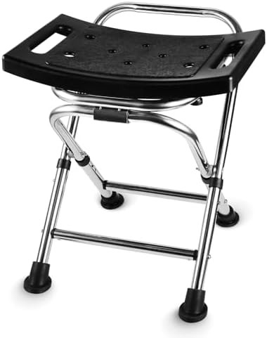 Small portable folding shower stool