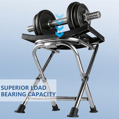 Small portable folding shower stool — photo 3